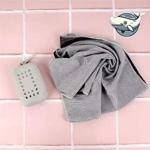 쿨링타올 휴대용 다용도 메쉬 수건 원단