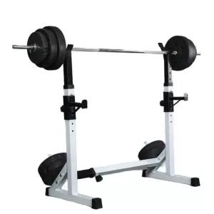 바벨 스쿼트랙 거치대 홈트레이닝 벤치프레스 역기 받침 일체형 헬스 운동기구