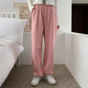 [다잇템] 여자 H라인 고무줄 조거 드로우코드 허리 팬츠