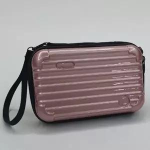 [하프클럽/]파운데이션 여행용 미니 하드캐리어 파우치 가