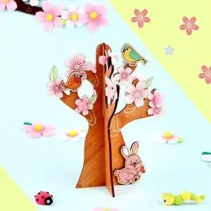 [메이크문구]W039 봄벚꽃나무만들기