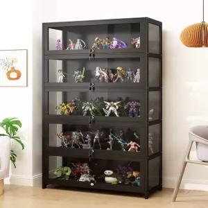 아크릴 진열장 피규어 전시케이스 프라모델 다단 디스플레이 수납 투명 정리함