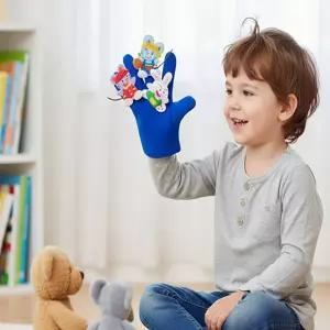 현숙상점 손장갑 청색  손인형