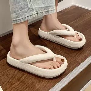 [하프클럽/]데일리 에어쿠션 플립플랍 쪼리슬리퍼