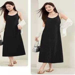 [하프클럽/]2컬러 페미닌 플리츠 주름원피스 우아한 플리츠원피스