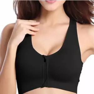 [하프클럽/]앞지퍼 스포츠브라 탑 브라렛 여성 이너웨어 패드내장