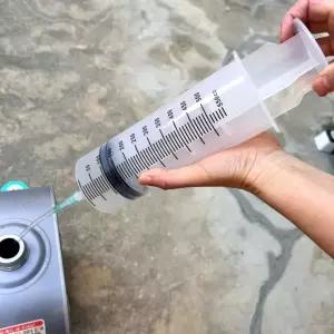 캠핑 난로 잔유제거 주사기 호스 세트