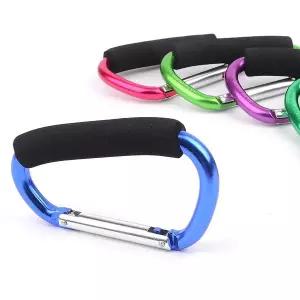 [콩심팥심]카라비너 대형 컬러 스폰지 손잡이 비너 1P 카라비너