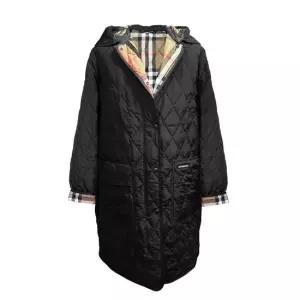 MUST IT_ 파크게이트 퀄팅 롱 후드 자켓 80842091 81214671 블랙