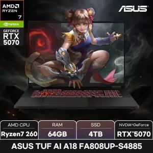 ASUS TUF AI 게이밍노트북 A18 FA808UP-S4885/RAM 64GB/SSD 4TB/WIN11/ +마우스증정