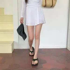 [다잇템]여자 히든밴딩 플레러 래쉬 치마바지