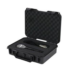 [미국배송] 리이루이 하드쉘 마이크 케이스 프리컷 폼이 있는 보관 슈어 SM58 /PGA48 /SM48S 및 기타 휴대용 방수 충격 방지 방진 블랙과 호환됩니다