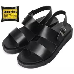 버클 남자 샌들 스트랩 남성 레더 슈즈 세정티슈 세트-WFHL0QK