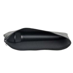 [미국배송] MRSDY 마이크 가방 유선 무선 마이크용 블랙 지퍼 파우치 충격 방지 보컬 프로텍터 액세서리 보관 이지 캐리 11.4