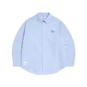 마크곤잘레스 MARK GONZALES 엔젤 와펜 옥스포드 롱슬리브 셔츠 - SKY BLUE