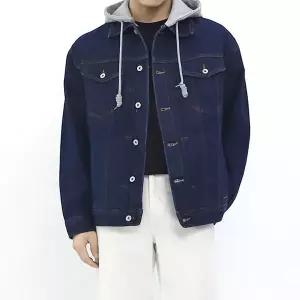 [하프클럽/빌리버스]빌리버스 남자 청자켓 WS164 후드 데님 간절기 오버핏 아우터