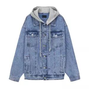 [하프클럽/빌리버스]빌리버스 남성 청자켓 WS164 데님 간절기 후드 아우터