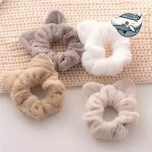 여성용 털복숭이 헤어밴드 귀여운 고양이귀 남자머리띠 벨벳머리띠