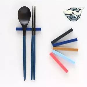 다용도 실리콘 수저받침대 유니크 숟가락 젓가락