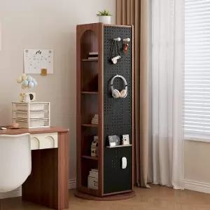 책꽂이 회전 책장 거실 서재 로테이션 북셀프 이동식 세로형 틈새 교구장 인테리어