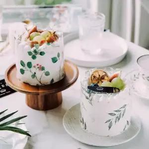 케이크 데코 필름 투명 띠 베이킹 무스 포장 롤 디저트