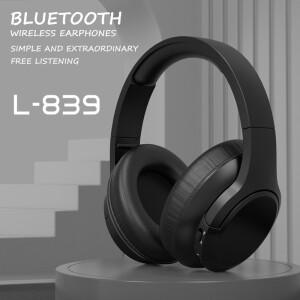 LDON L839 Bluetooth 5.3 이어폰 헤드폰 접이식 게임용 헤드셋 스포츠 (마이크 포함) 음악 버드