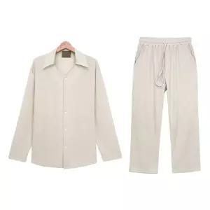 [하프클럽/빌리버스]빌리버스 남성 셋업 BIT126 여름 린넨 가디건 밴딩 팬츠 세트