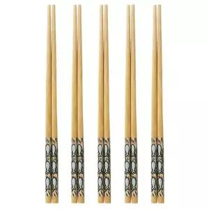 물고기 대나무 젓가락 24cm 5세트