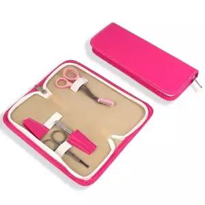 파우치 가위 가죽케이스 핑크