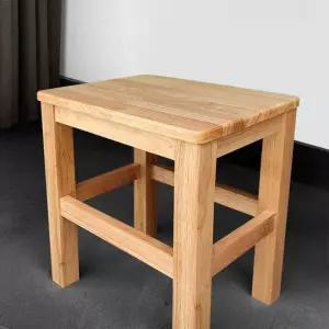 원목 높은의자 우드 의자 벤치 고무나무 높은 간이 바체어