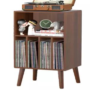 LP 원목 선반 빈티지 레코드판 콘솔 수납장 턴테이블