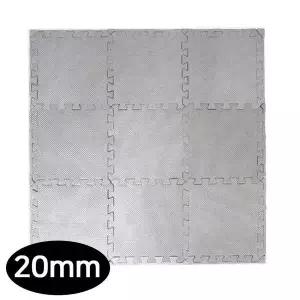 홈트레이닝 32x32cm 그레이 운동매트 9개 퍼즐 20mm