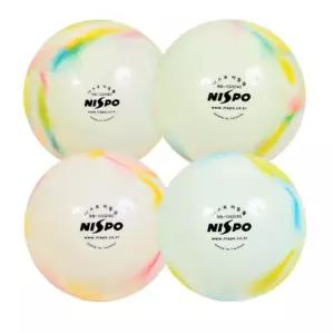 니스포 스포츠 리듬체조 공 멀티컬러 5인치 촉각완구 촉감볼 공놀이장난감 감각발달놀이 탱탱볼 바운스볼