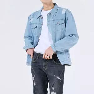 [하프클럽/빌리버스]빌리버스 남자 청자켓 BDT255 데님 간절기 아우터