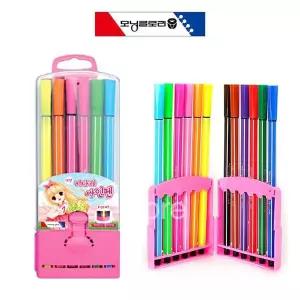 싸인펜 12색 키다리 핑크