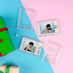 포토카드 미니 자석액자 투명 프레임