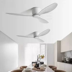 천장 실링펜 조명없는 실링팬 팬 흰색 북유럽 침실