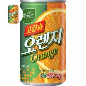 웅진 자연은 고칼슘 오렌지 180mlx30캔