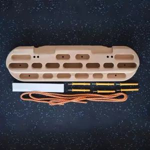 크림프 클라이밍 볼더링 트레이닝 행보드 연습 보유한 실내 우드 고정 지판 등반 훈련 월