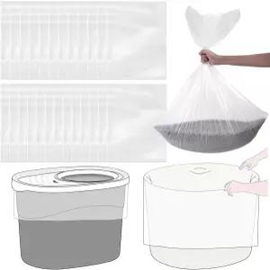 IRIS 탑 엔트리 고양이 쓰레기통과 호환되는 라이너 - 25팩 찢어짐 방지 및 방수 대부분의 모델에 완벽하게