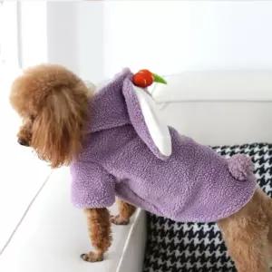 [콩심팥심]강아지여름옷 강아지 바니당근 후드 플리스자켓