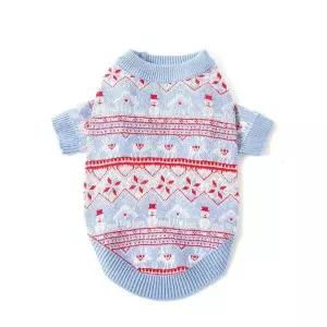 [콩심팥심]강아지여름옷 강아지 눈꽃 겨울 스노우 니트