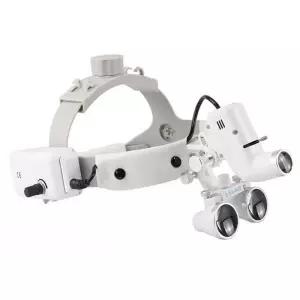 안경거치형 현미경 정밀 수리 안경 루페 휴대용 렌즈 화이트