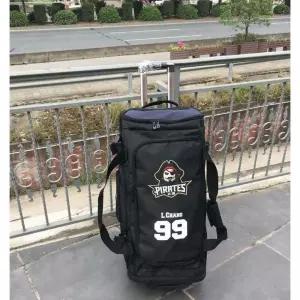 야구 캐리어 가방 배트 스포츠 휴대용 27인치 장비 백팩 바퀴