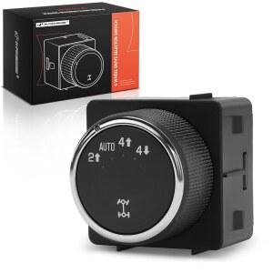 2007 쉐보레 실버라도 1500, 서브어반 1500 2500, 타호, 아발란치 & GMC 시에라 유콘 XL 2500용 A-프리미엄 4x4 4WD 스위치 트랜스퍼 케이스 셀렉터 장착, 15284155 1577366 교체