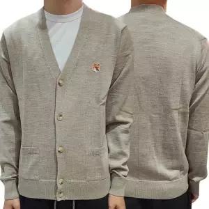 MUST IT_[논현 더팩토리] 폭스 헤드 클래식 가디건 멜란지 GU00542KT1036 H250)