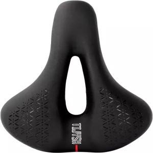 이중 충격 흡수 볼 메모리 폼 방수 자전거 안장이 있는 남성용 편안한 시트 쿠션 로드 바이크용 TIJYSH