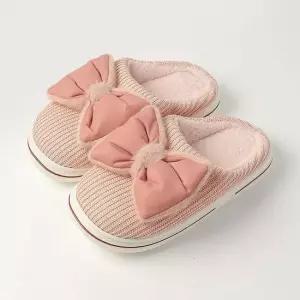 인기상품 큐티 리본 겨울 털슬리퍼 235-240mm) 방한슬리퍼 [WFKV9BQ_260414]