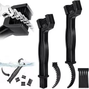 이이링 2세트 자전거 오토바이 체인 청소 도구 2팩 분리형 브러시 세탁기 산악 도로 유지 관리용 스크러빙