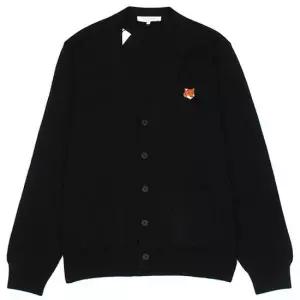 MUST IT_25FW 남성 폭스헤드 메리노울 레귤러 가디건 PM00501KT1181 P199 블랙